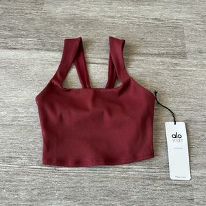 Alo ribbed bra tank